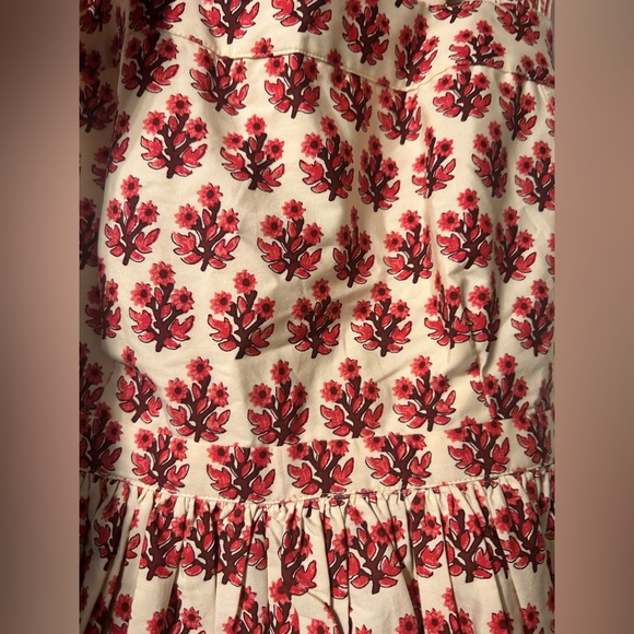 NWT J. Crew Embroidered apron dress in block print Size 0 $248 - Picture 6 of 11